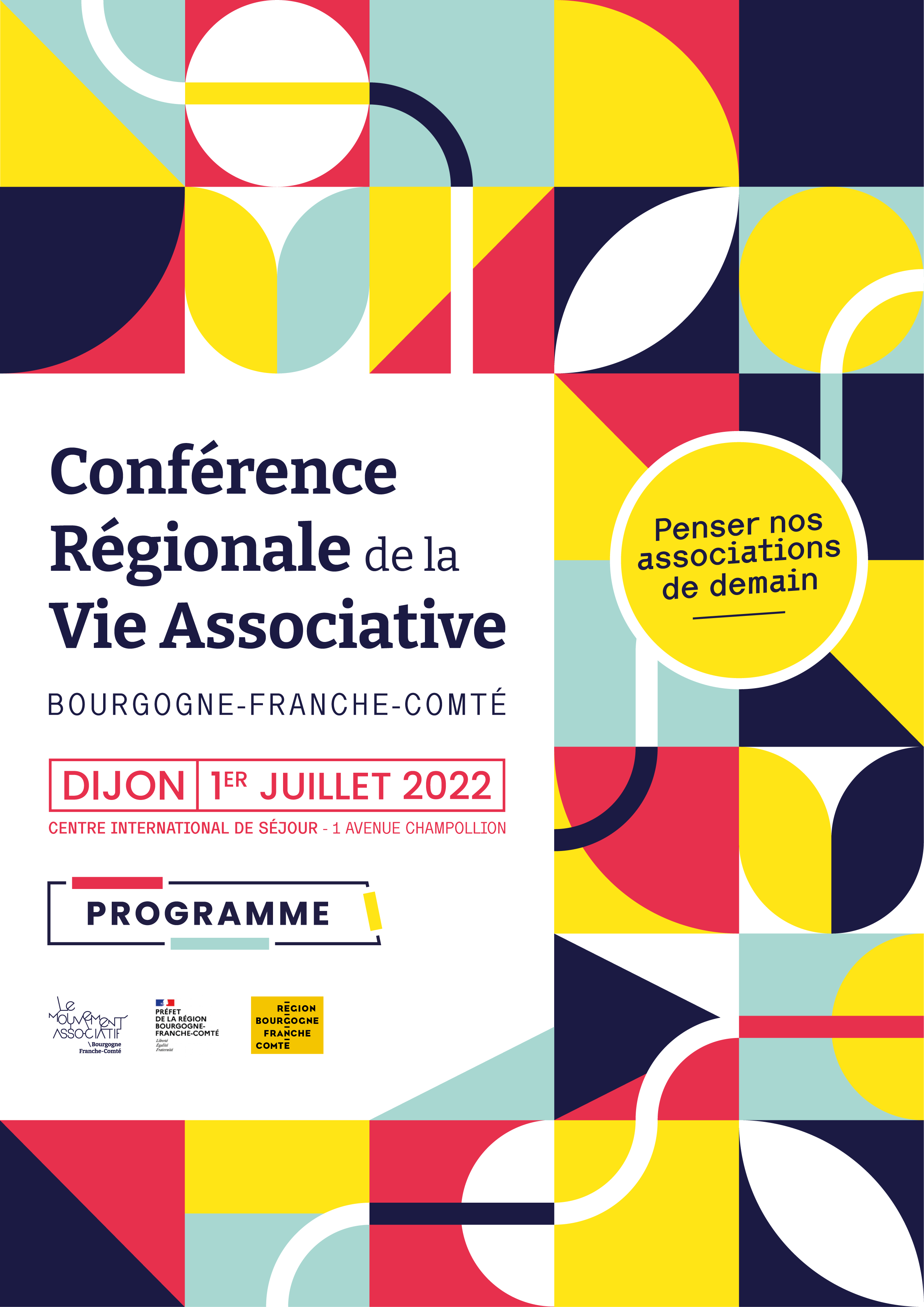 [Programme et inscription] : 01/07/2022 – Conférence Régionale de la Vie Associative