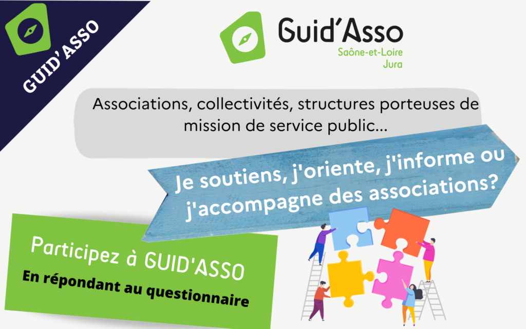 Guid'Asso recensement sur le Jura et la Saône-et-Loire