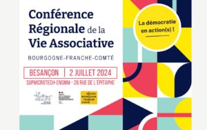 Affiche Conférence régionale de la vie associative 2024