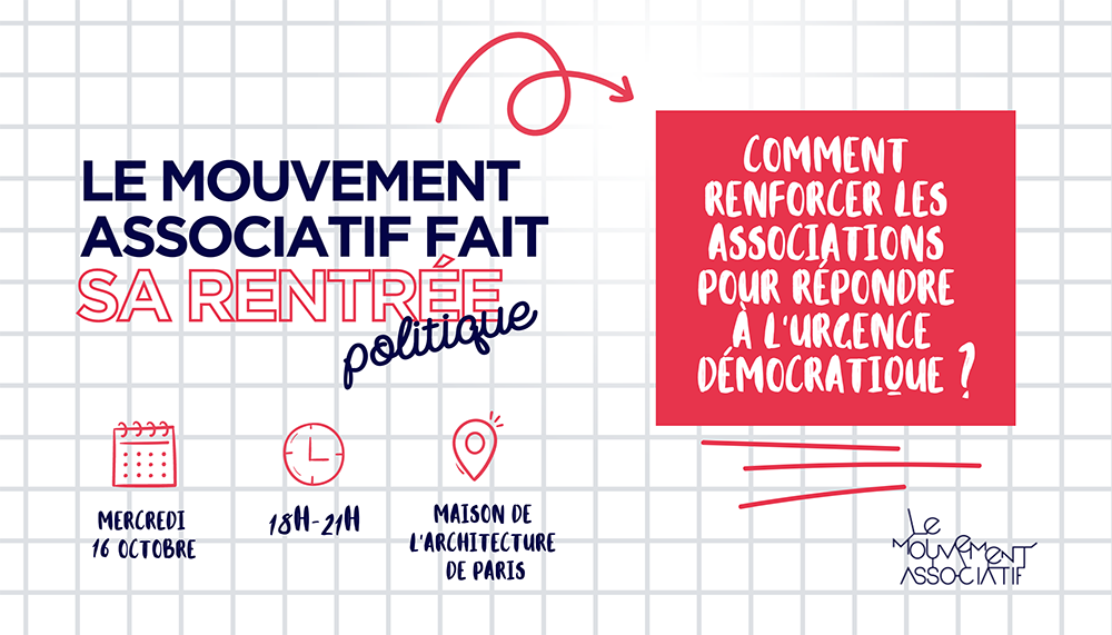 Le Mouvement associatif fait sa rentrée politique