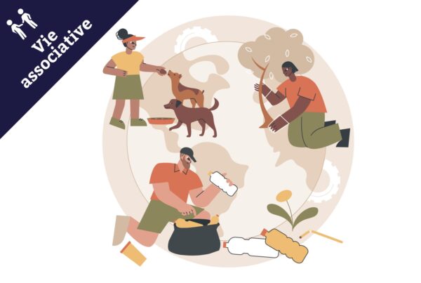 Planète avec benevoles