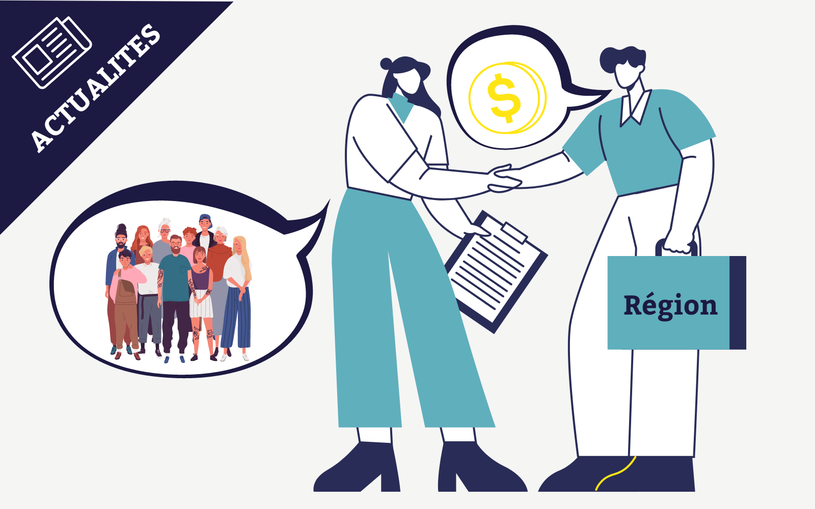 Illustration aide emploi associatif