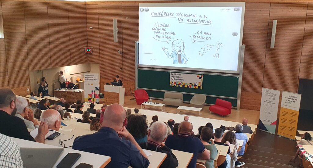 Conférence régional de la vie associative BFC mot d'accueil